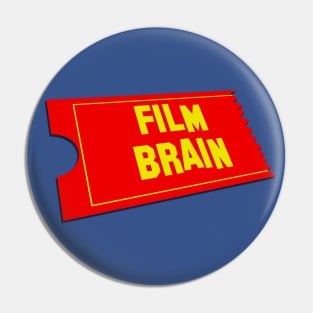 Film Brain Ticket Pin