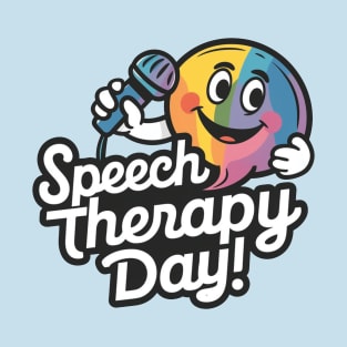 Speech Therapy Day Celebration Design T-Shirt