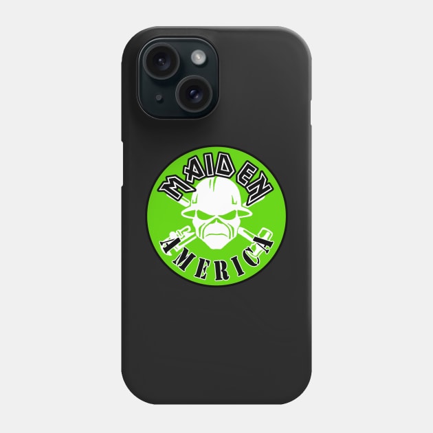 Maiden the USA Phone Case by  The best hard hat stickers 