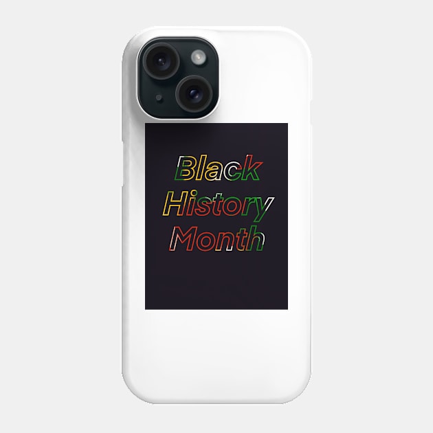 Black history month Phone Case by Stephanie Kennedy 