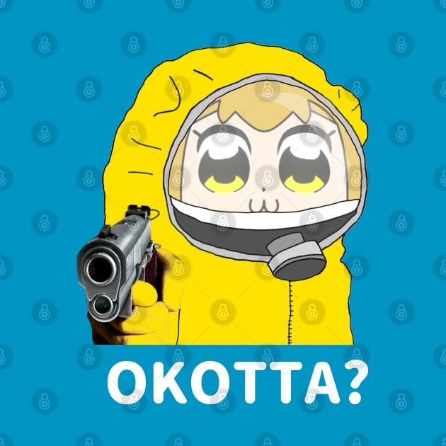 Popuko Okotta? in Hazmat Suit Edits memes with gun by FOGSJ