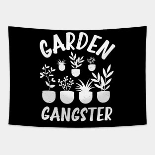 Funny Gardener Plant Lover Pun Garden Gangster Tapestry