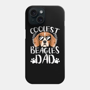 Glasses Coolest Beagles Dog Dad Phone Case