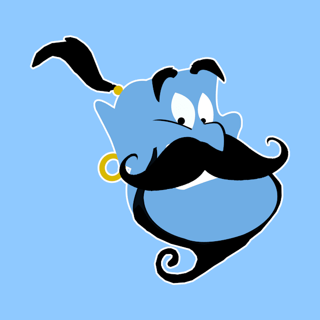 Genie with Mustache by LuisP96