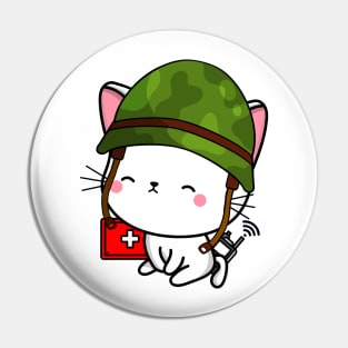 Medic Angora Cat Pin