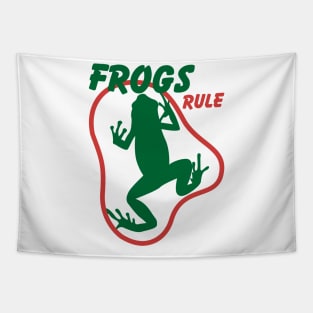 Frogs Rule Tapestry