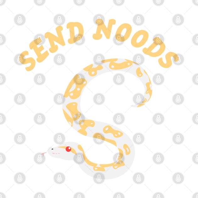 "Send Noods" Snake ~ Albino by spookpuke