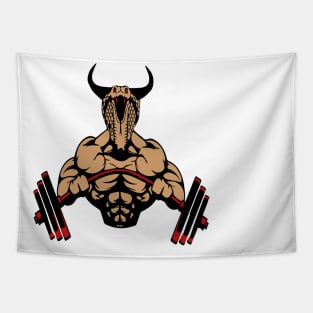 Gym Fitness Cobra Tapestry