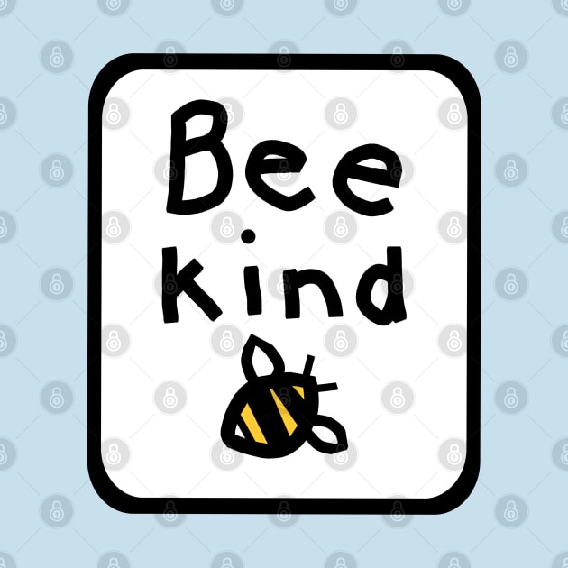 Framed Bee Kind Sign of Kindness Graphic by ellenhenryart