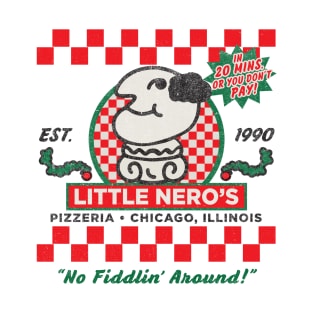 Little Nero's Pizzeria Worn Lts T-Shirt