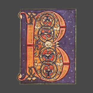 Illuminated initial B T-Shirt