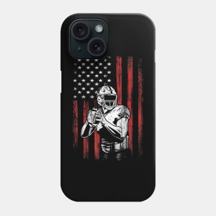 American Flag Football Gift Phone Case