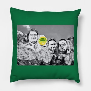 Mount Rushmore B/W Pillow