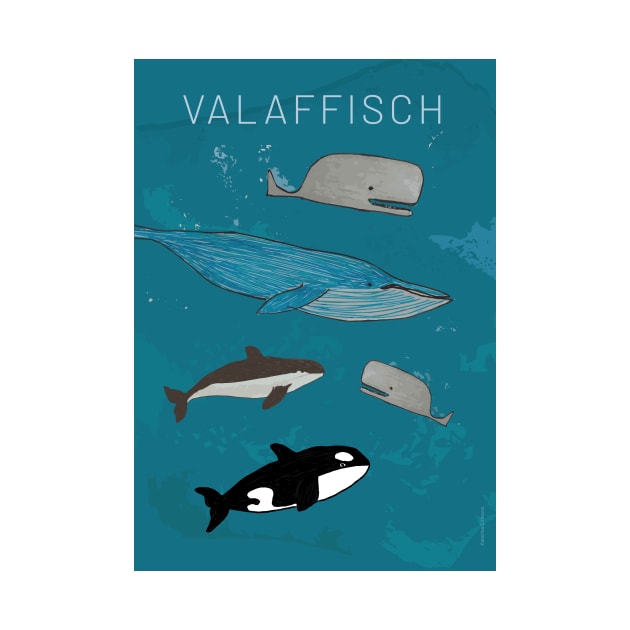 Valaffisch, Vote Whale Election Poster Swedish Pun by Markadesign