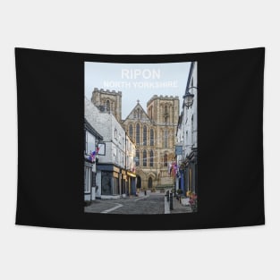 Ripon, North Yorkshire. Travel poster Tapestry