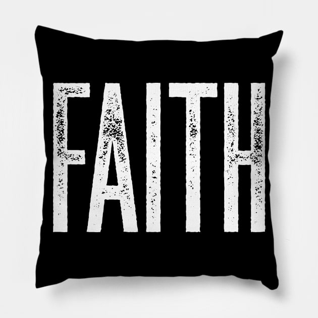 Faith Pillow by WordFandom