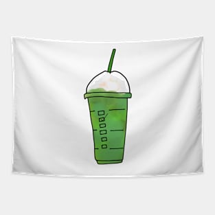 Green Iced Coffee Blended Drink Frappe Tapestry