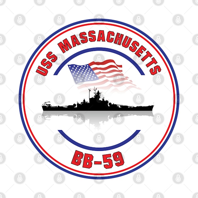 USS Massachusetts BB-59 by darkside1 designs