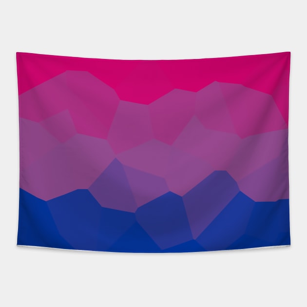 Bi flag poly design subtle Tapestry by Gedwolcraeft