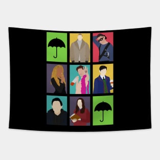 The Umbrella Academy Colors Tapestry