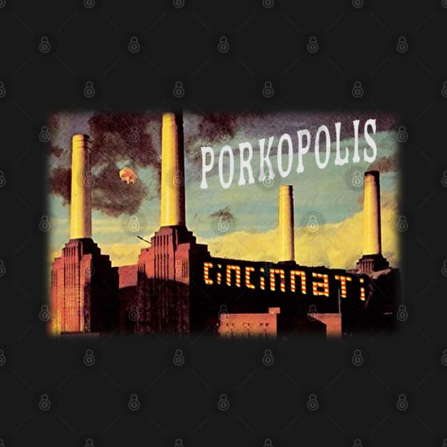 Flying Pig Marathon Cincinnati Porkopolis by HipsterSketch