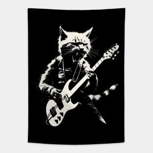 Rock and Roll Cat Tapestry