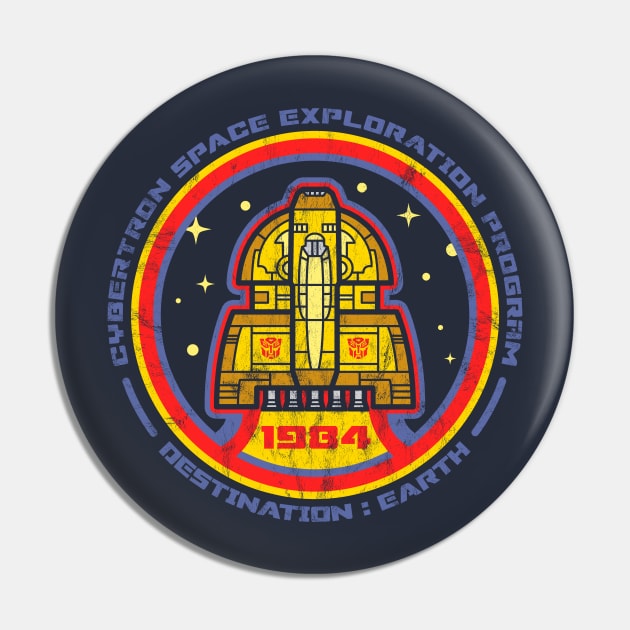 Cybertron Space Exploration Program Pin by PlatinumBastard