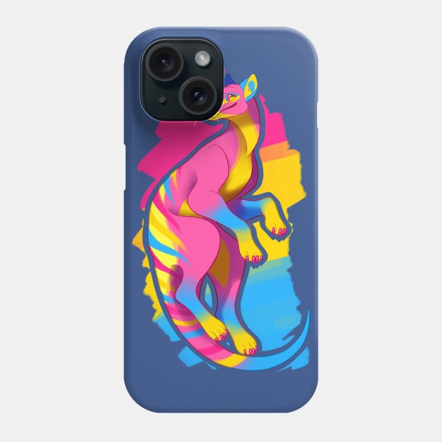 Pansexual Thylacine Phone Case by candychameleon