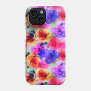 Neon Floral Pattern Phone Case