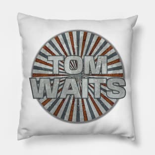 Tom waits vintage Pillow