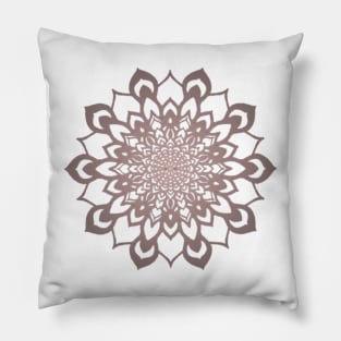 Bronze Mandala Pillow