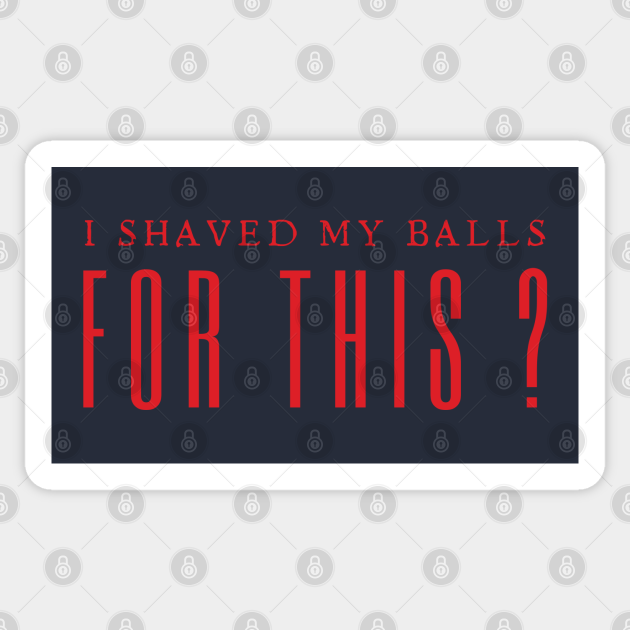 Birds Of Prey Licensed Ringer T-Shirt - 'I Shaved My Balls For This?' Design, S-XXL Slim Fit