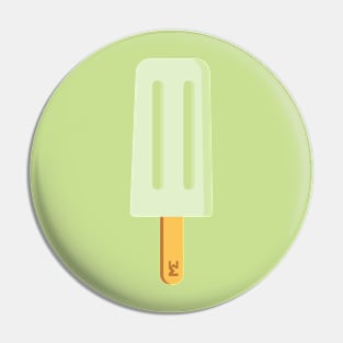 Lime ice lolly Pin