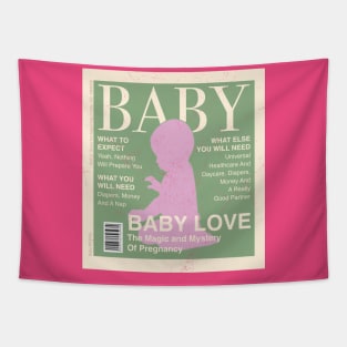 Baby Girl Cover Tapestry
