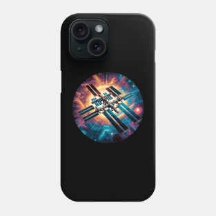 Spectacular Space Station - Cosmic Voyage Phone Case