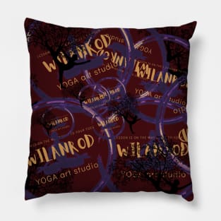 Wilanrod Studio presents buddha, dancing girl & the tree of life Pillow