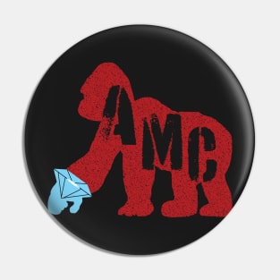 Diamond Hand AMC Ape Pin