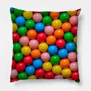 Colorful Gumballs Photograph Pillow