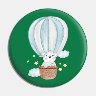 Koala Air Balloon Pin