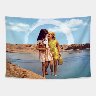 Girl Friends Tapestry