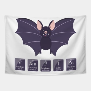 Vampire batty science humor Tapestry