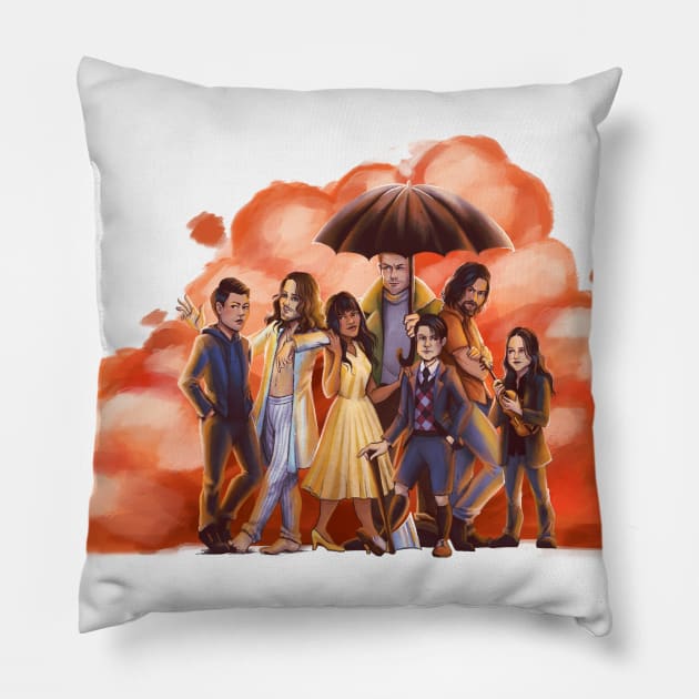 The Seven Siblings Pillow by Molly11