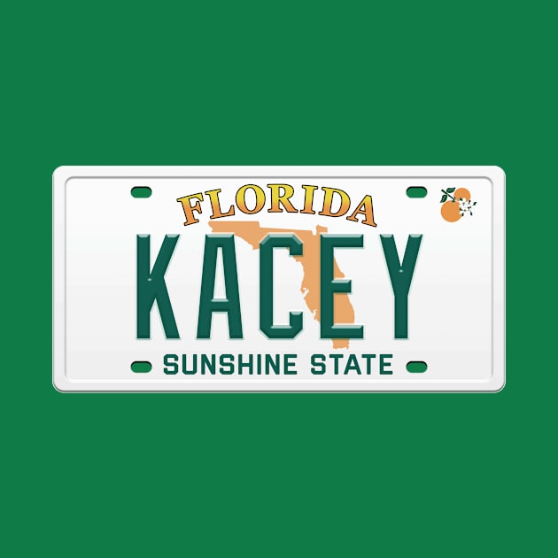 Kacey License Plate - FL by Tee_IRL