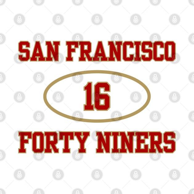 SAN FRANCISCO 49ERS JOE MONTANA #16 by capognad