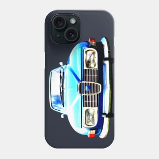 Saab 95 classic car high contrast Phone Case