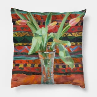 Tulips Bouquet Pillow