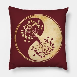 Ying Yang Tree Pillow