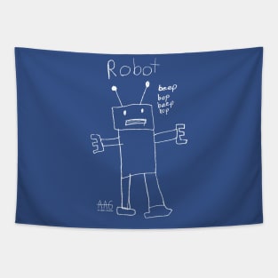 Robot! Beep! Bop! Tapestry