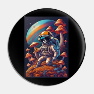 Psychedelic Dj Astronaut - Catsondrugs.com - astronaut, space, stars, galaxy, nasa, cool, planets, funny, universe, astros, astronomy, trippy, surreal, asteroidday, planet Pin