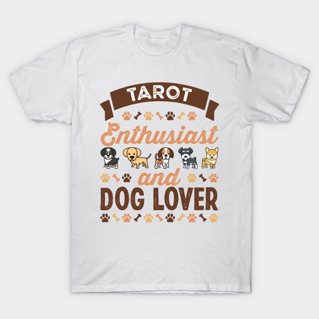 Discover Tarot Enthusiast and Dog Lover Gift - Tarot - T-Shirt